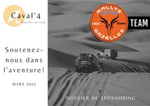 Dossier Sponsoring - Caval'4 au Rallye Aïcha des Gazelles