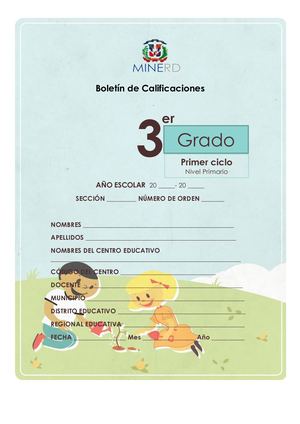 Boletín De Calificaciones