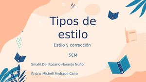 1 5 Tipos De Estilo Srnn