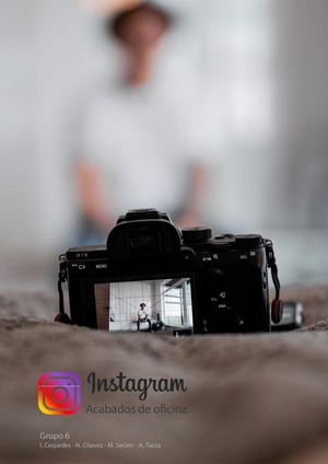 Acabados de construcción: Propuesta de oficina Instagram