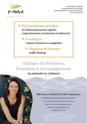 Catalogue Prestations Formations, Séminaire Et Accompagnements Qualiopi
