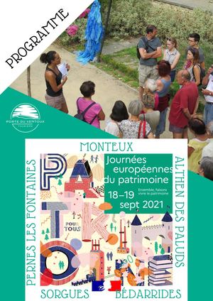 Programme JEP 2021 Porte Du Ventoux