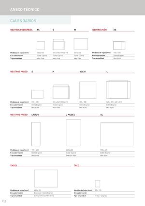 Catálogo Técnico Agendas Y Calendarios 2022