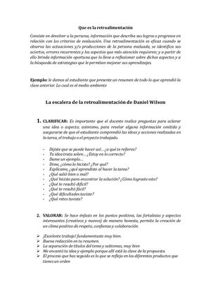 Que Es La Retroalimentación