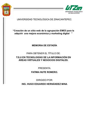 Memoria T S U