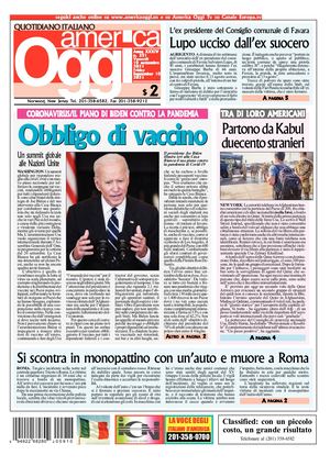 America Oggi 10 Setembre 2021