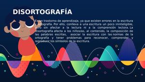 Disortografia