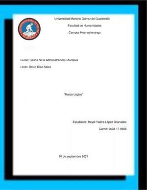 Infografia Marco Lógico