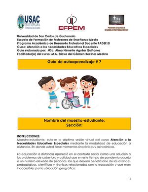 Guía De Autoaprendizaje 7