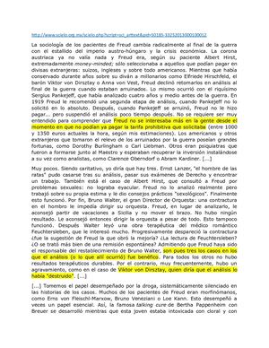 Los Pacientes De Freud