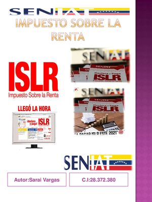 Impuesto Sobre La Renta