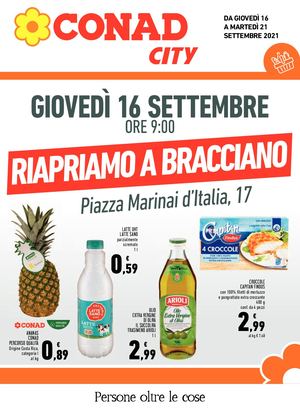 Volantino Conad City Lazio Bracciano Nord Ovest 16 Settembre 21 Settembre