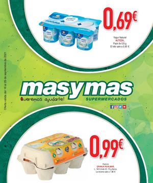 Oferta Válida Del 16 Al 29 De Septiembre De 2021 - Masymas Supermercados