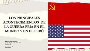 Linea De Tiempo De La Guerra Fría Torralva, Pesantes Y Cáceres