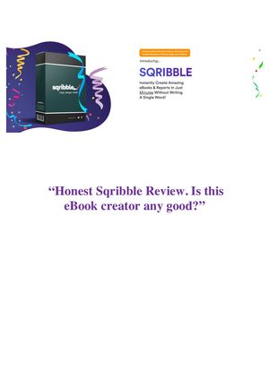 Honest Sqribble Review
