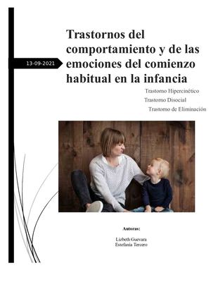 Trastorno Hipercinetico, Disocial, Eliminacion (1)