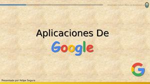 Ejercicio Aplicaciones De Google