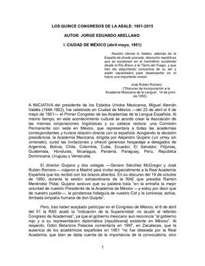 Congresos De La Asale