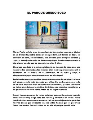 El Parque Quedo Solo