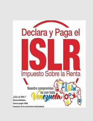 IMPUESTO SOBRE LA RENTA