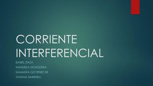 Corriente Interferencial