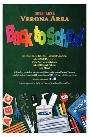 Verona Back To School 2021