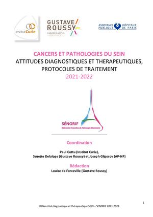 SENORIF_Référentiel_francilien_de_pathologie_mammaire_en_collaboration_avec_l'institut_Curie_et_Gustave_Roussy
