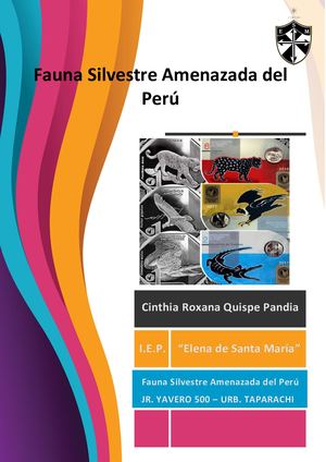 Fauna Silvestre Amenazada Del Peru