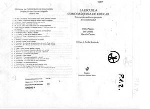 Pineau Por Que Triunfo La Escuela