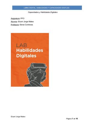 Libro Digital, Habilidades Y Capacidades Digitales Eluani
