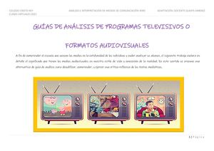 Expo Virtual Guías Análisis Medios Audiovisuales