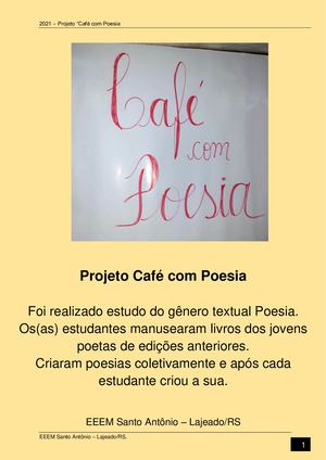 Café Com Poesia