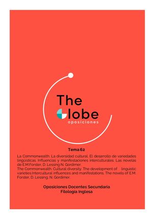 Oposiciones Docentes - Tema de prueba Filología Inglesa Secundaria