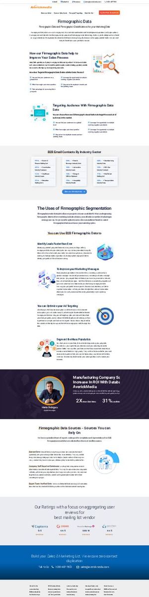 Use Firmographic Data to Close More Deals