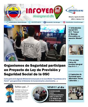 Edición 22 Del Infoven911 Monagas