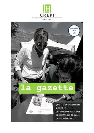 Gazette CREPI Finistère n°2 (septembre 2021)
