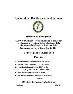 Avance Final, Grupo 4 investigacion