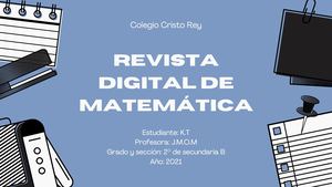 Revista Digital De Matemática