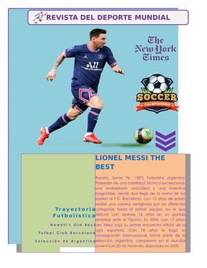 Revista Lionel Messi