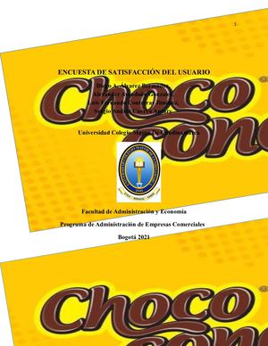 Mercadeo Trabajo Final Choco Cono