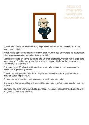 Ebook 1 Vida De Domingo Faustino Sarmiento