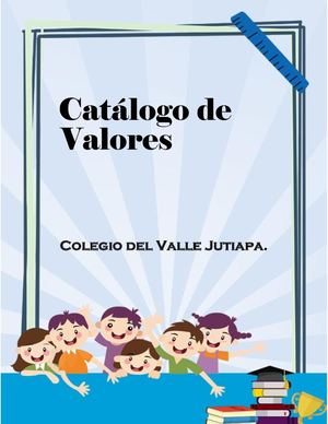 Catalogo De Valores