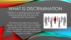 What Is Discrimination