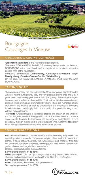 Aoc Technical Sheets Training Seminar Norway Millesime 2017