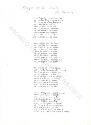 Exaltación de la Santa Cruz 1992 - Francisco del Castillo Tellería