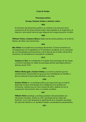 Linea De Tiempo