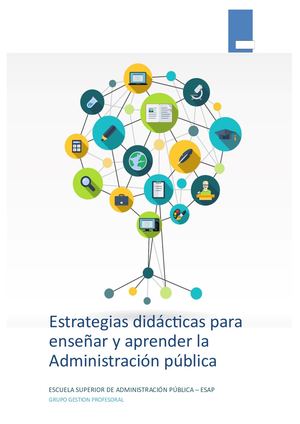 Estrategias Didacticas Para Enseñar Y Aprender En La Esap