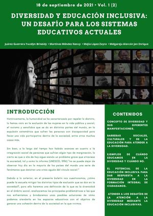 Boletín 1  Diversidad y educación inclusiva: un desafío para los sistemas educativos actuales