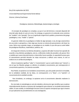 Ensayo De Metodología De La Investigación