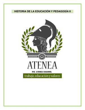 Historia De La Pedagogia Ii